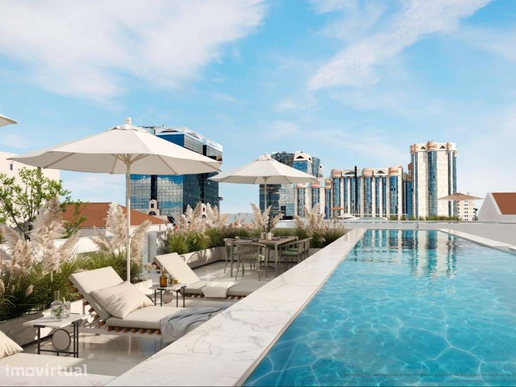 Villa T4+1 com rooftop com piscina em Campo de Ourique - Grande imagem: 3/12