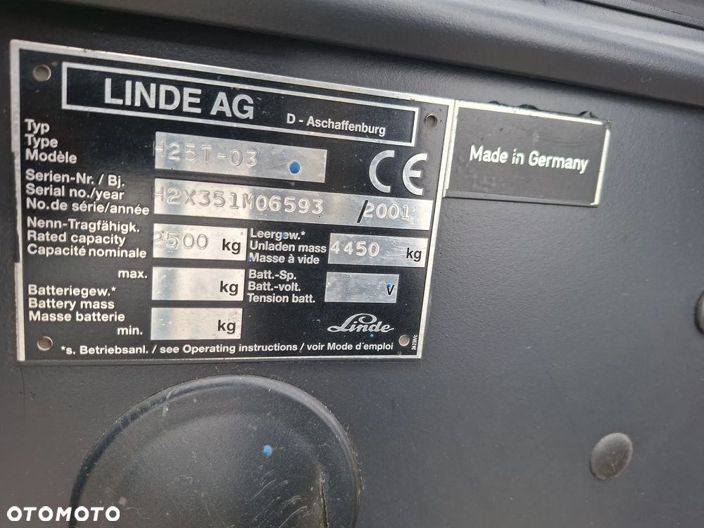Linde H25t-03 - 8
