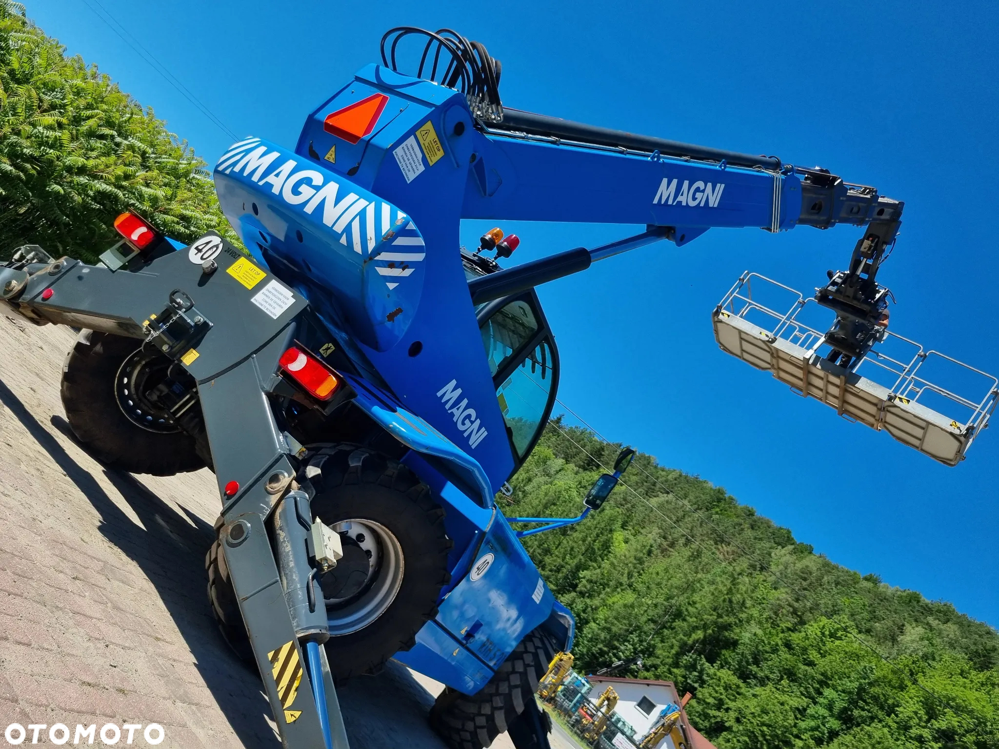 Magni RTH 5.21 Ładowarka teleskopowa 21 metrów  Kosz (Pilot 2 funkcje) Wciągarka Łyżka Widły Jak Nowa 2018r 2287mtg DEUTZ silnik z Norwegii KLIMA - 3