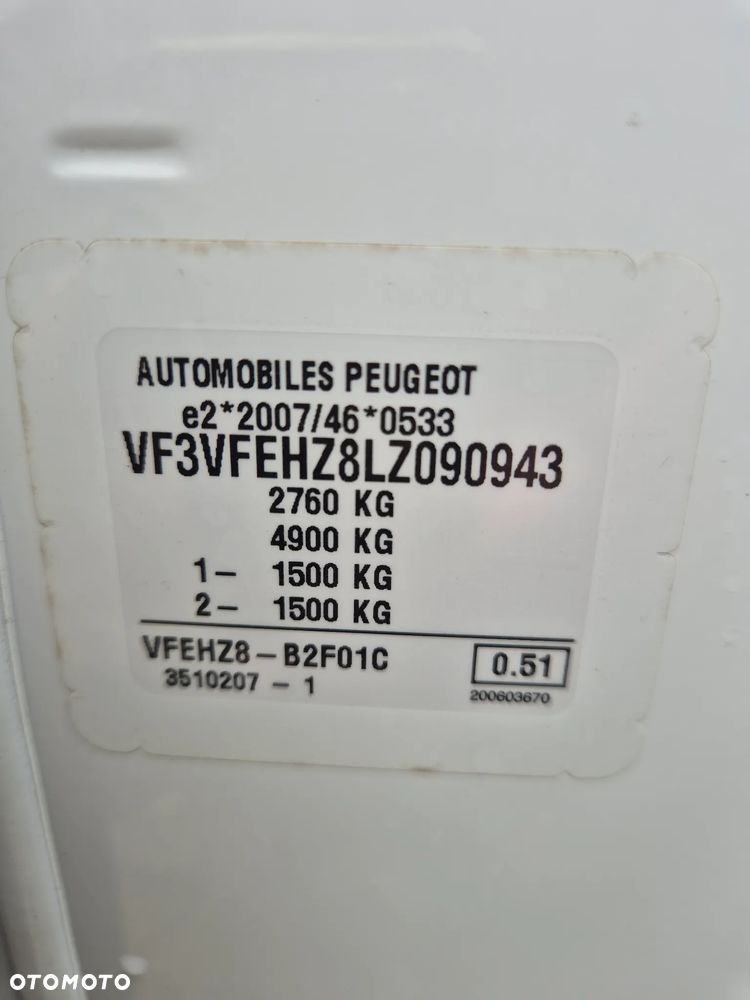 Peugeot Expert 2021r 180koni L2 Long 160Tys km SPORT Full Head-up ACC Klimatronic 2x el.drzwi Webasto Blis Led BIXenon Alu 17'' 100% Bezwypadek Stan idealny - 35