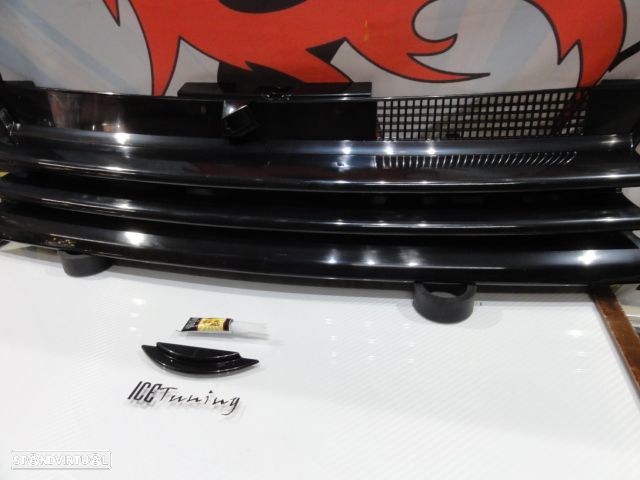 Grelha frontal sem simbolo VW Golf 4 / IV ABS (plástico) (material novo) - 6
