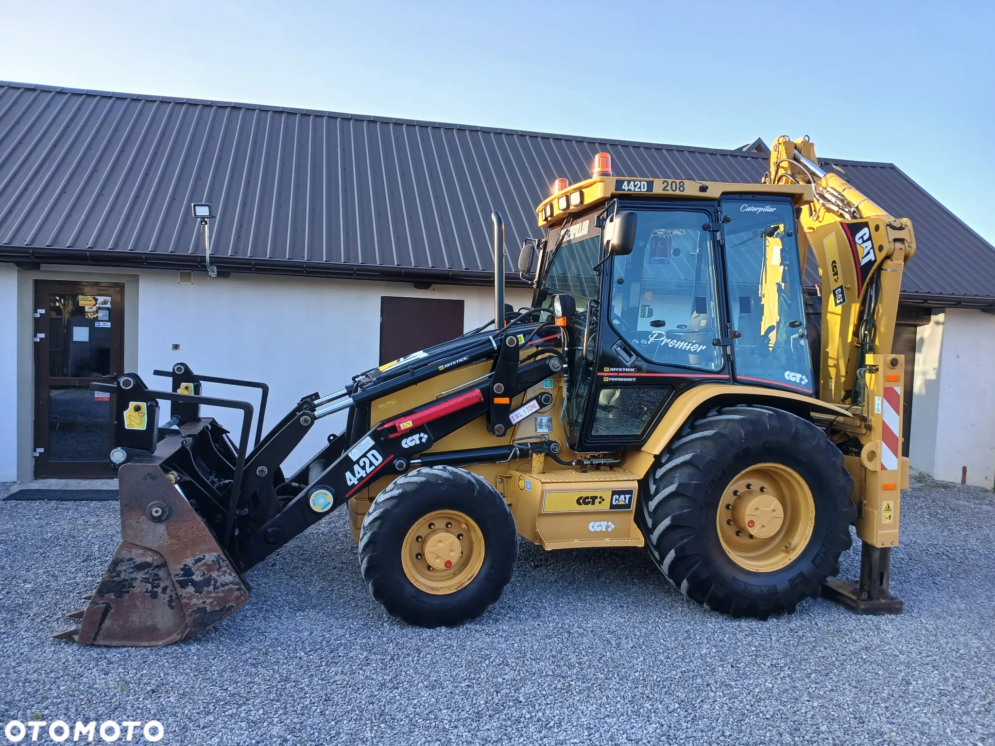 Caterpillar 442D/BEZ LUZÓW/JOYSTICK/SUPER STAN - 2