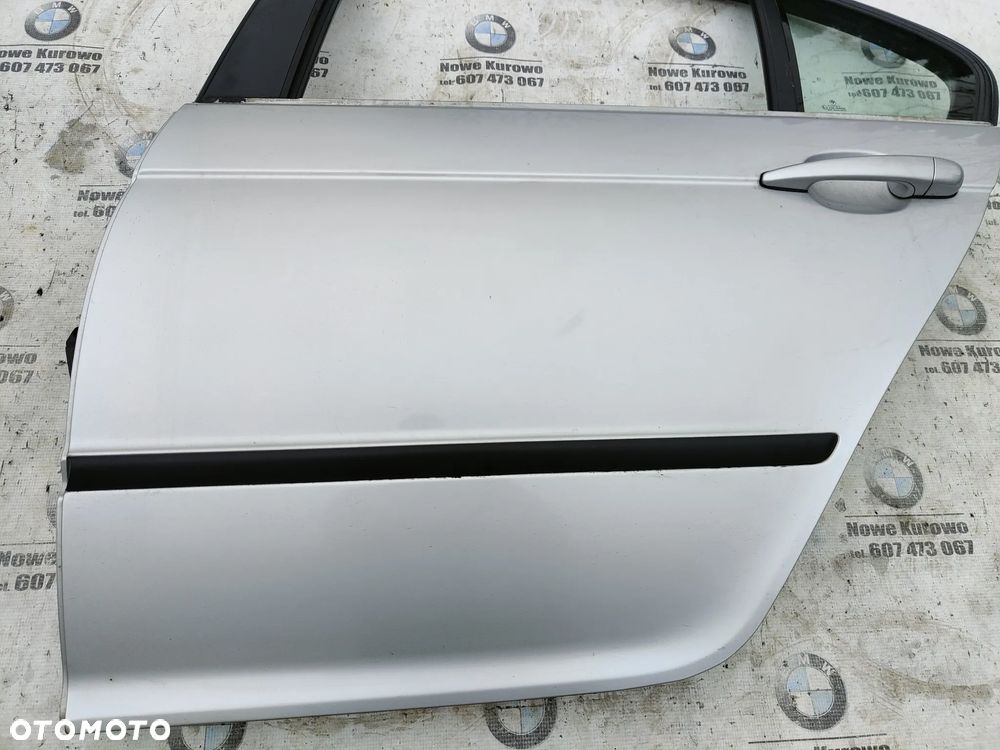 BMW E46 Sedan Drzwi lewe tylne tył Titansilber 354 W Kolor - 2