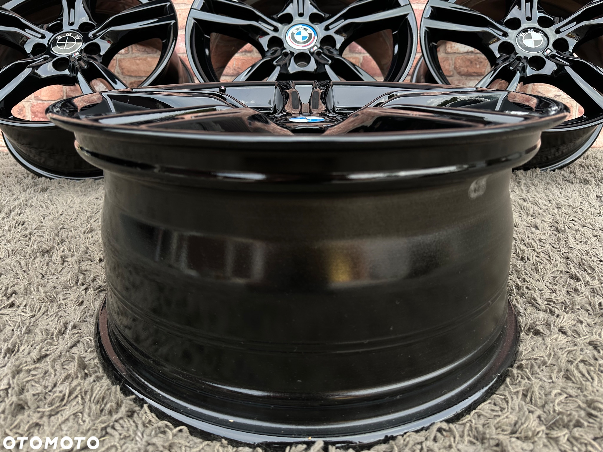 Czarne oryginalne felgi BMW 18 5x120 3 F30 F34 E90 4 2 E46 Z3 Z4 F10 F20 E87 styling 400 M pakiet 8j ET34 8.5j ET47 441 alufelgi Black piano 7845880 - 14