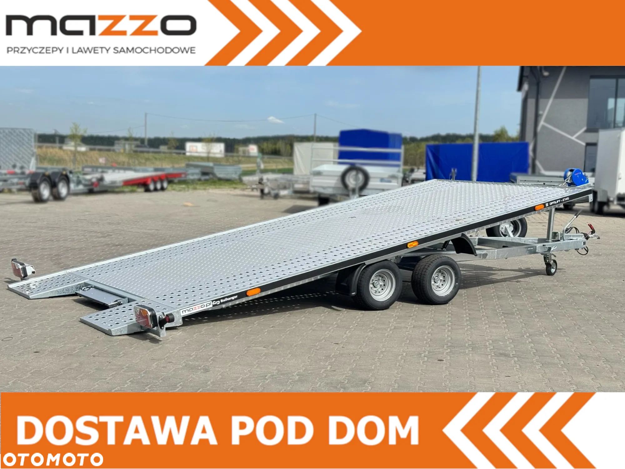 Inny Balhanger DOSTAWA laweta uchylana 450x205cm DMC 2700kg z wypełnionym środkiem - 1