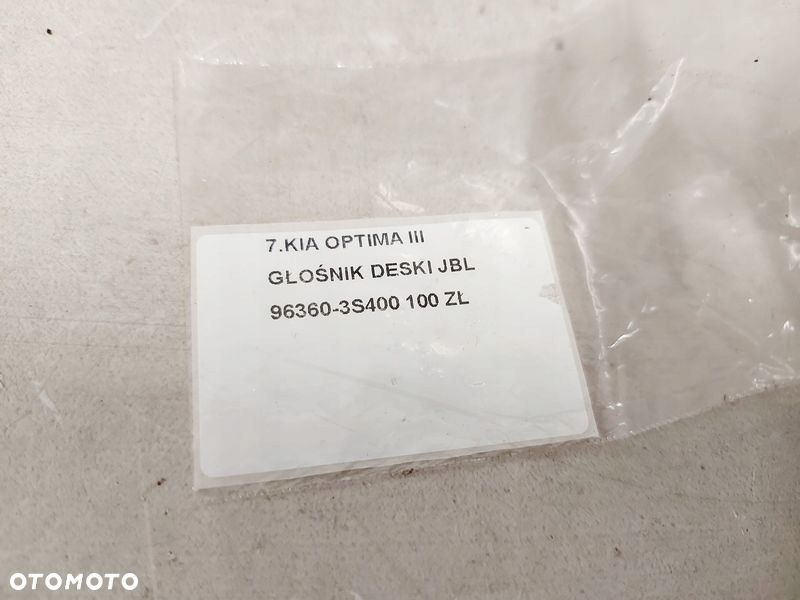 kia optima iii 3 głośnik deski rozdzielczej jbl 96360-3s400 - 6