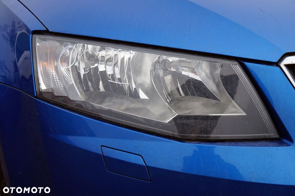 MASKA ZDERZAK BŁOTNIKI LAMPY OCTAVIA III 5E5 LF5W RADAR SPRYSKI SKODA 2012-2016 NIEBIESKI PRZÓD KOMPLETNY - 18