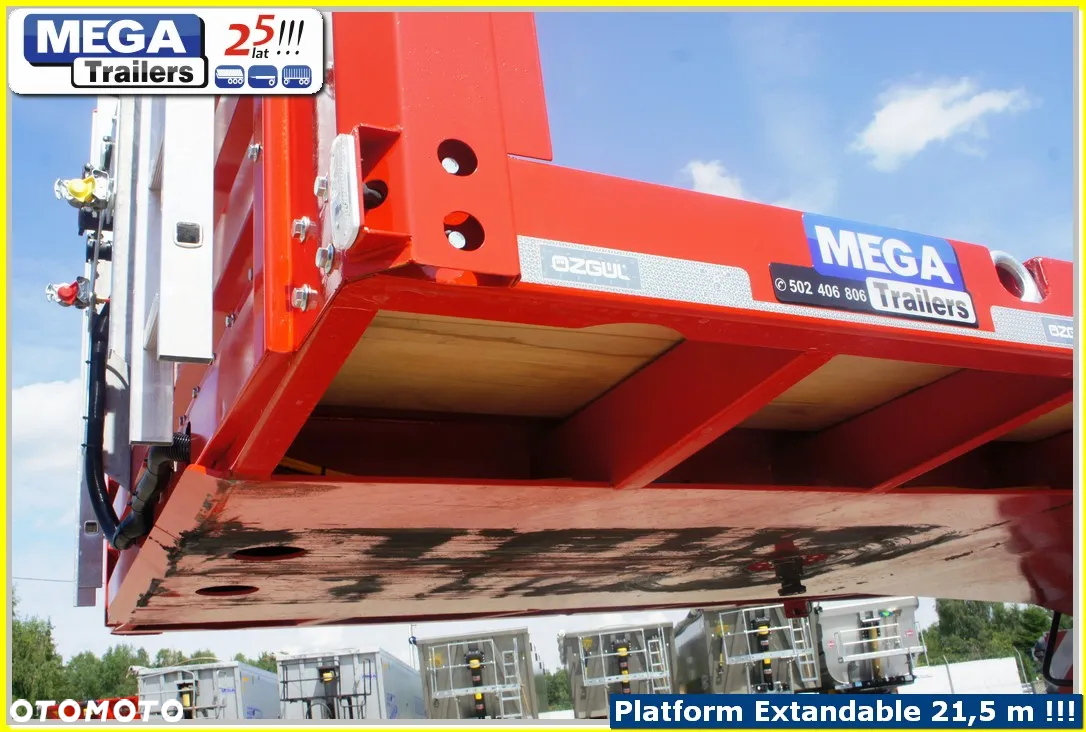Inny TELEMEGA wysuw 7.50 m, 3 osie, ADR EX3- MEGA Trailers!! - 29