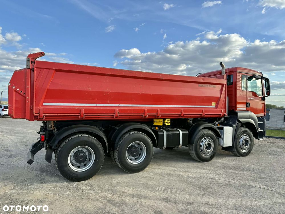 MAN TGS 35.500 *8X4, WYWROTKA, BORDMATIC, MEILLER KIPPER, EURO 6, 330TYŚ PRZEBIEGU* - 8