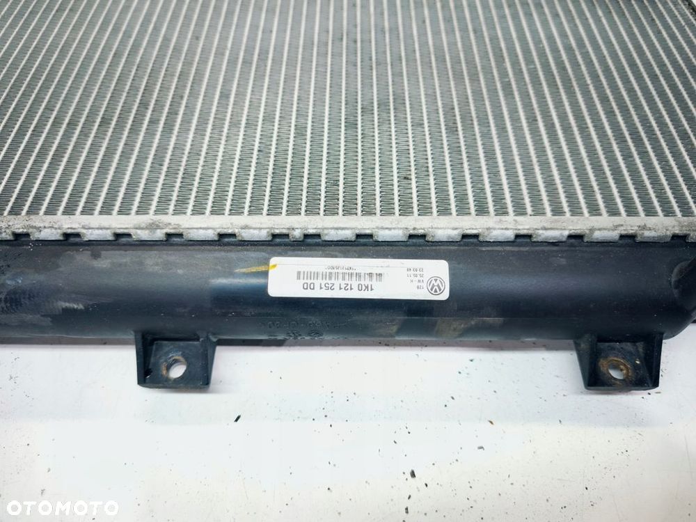 CHŁODNICA WODY AUDI A3 8P VOLKSWAGEN SEAT SKODA 1.6 2.0 TDI 1K0121251DD - 7