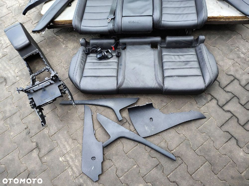 FOTEL FOTELE KANAPA TUNEL CZARNA SKÓRA GRZANE ELEKTRYCZNE GOLF 7 VII GTD HB - 2