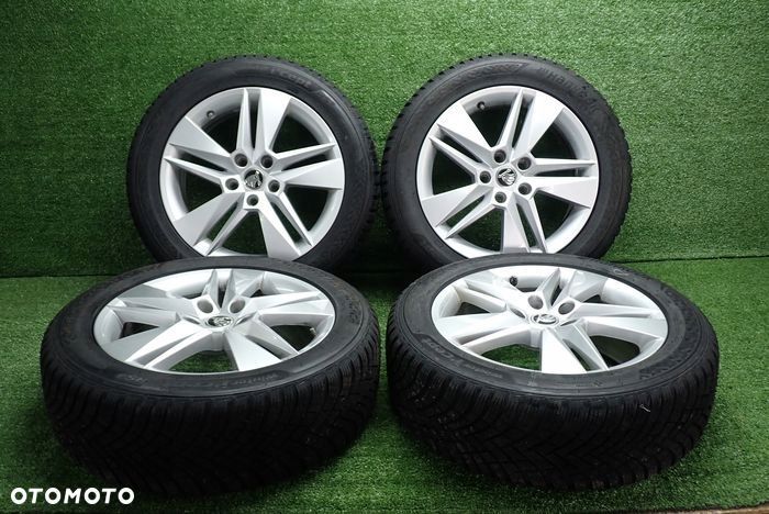 SUPERB OCTAVIA 6.5Jx17 ET41 5x112 215/55/17 koła felgi aluminiowe - 1