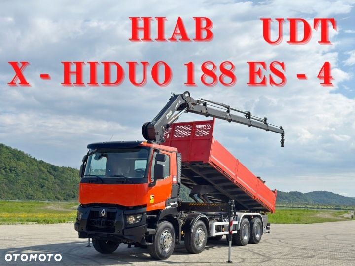 Renault C 430 * WYWROTKA 6,80m * HIAB X - HIDUO 188 ES-4 / 8x4 - 1