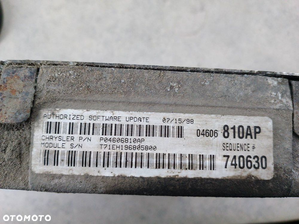 KOMPUTER, STEROWNIK CHRYSLER 300M 04606810AP 3.5 V6 24V - 2