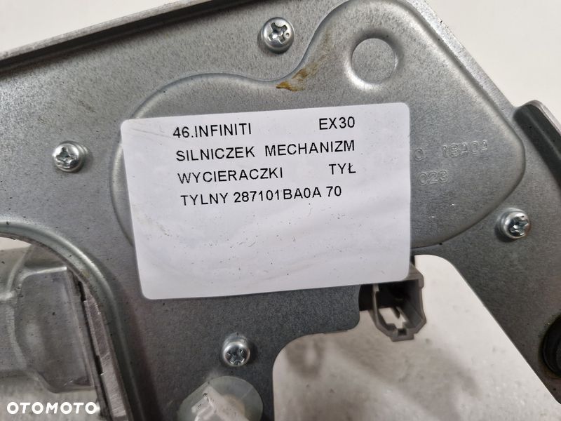 INFINITI EX30 SILNICZEK MECHANIZM WYCIERACZKI KLAPY BAGAŻNIKA TYŁ TYLNY - 6