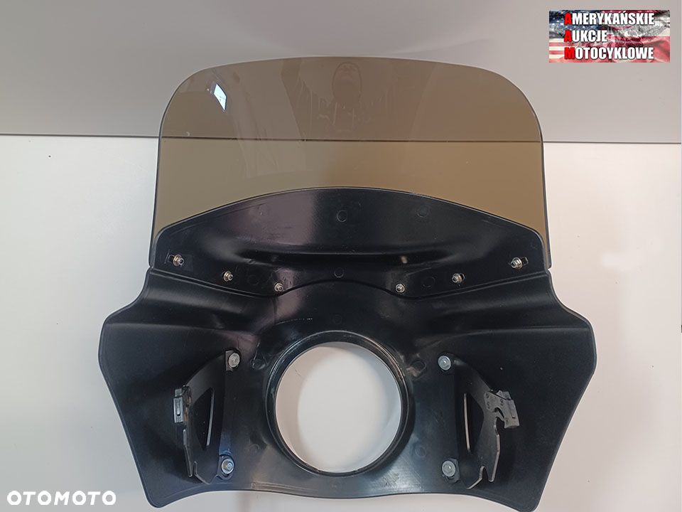 Owiewka, czarna, wysoka dla Harley Davidson Dyna Street Bob FXDB Low Rider FXDL - 5