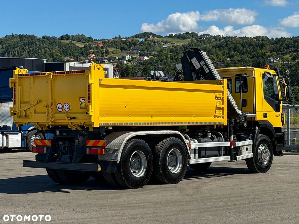 Iveco Trakker 360 Wywrotka 4,90 m * HIAB 122 B-2 HIDUO + PILOT * Bordmatic * 6x4 - 9