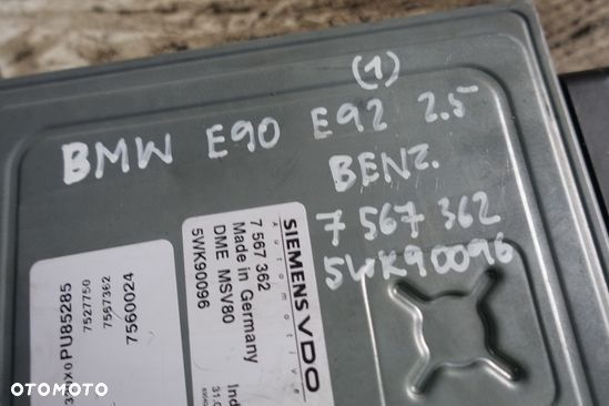 BMW E90 E92 2.5 STEROWNIK SILNIKA 7567362 5WK90096 - 2