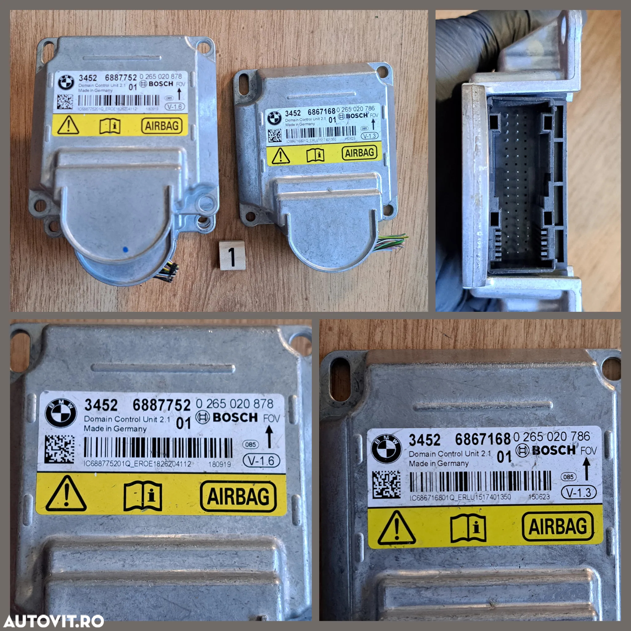 Calculator modul ECU airbag ICM bmw F20 f22 f30 f32 f25 f26 f15 f16 f86 f07 f02+lci - 2