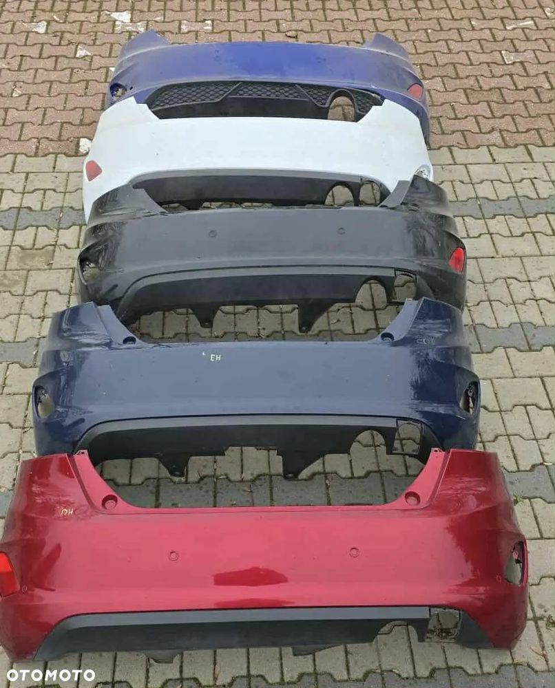 Ford Fiesta Mk8 17r- zderzaki tył tylne zwykłe/st-line pas błotniki lampy - 1