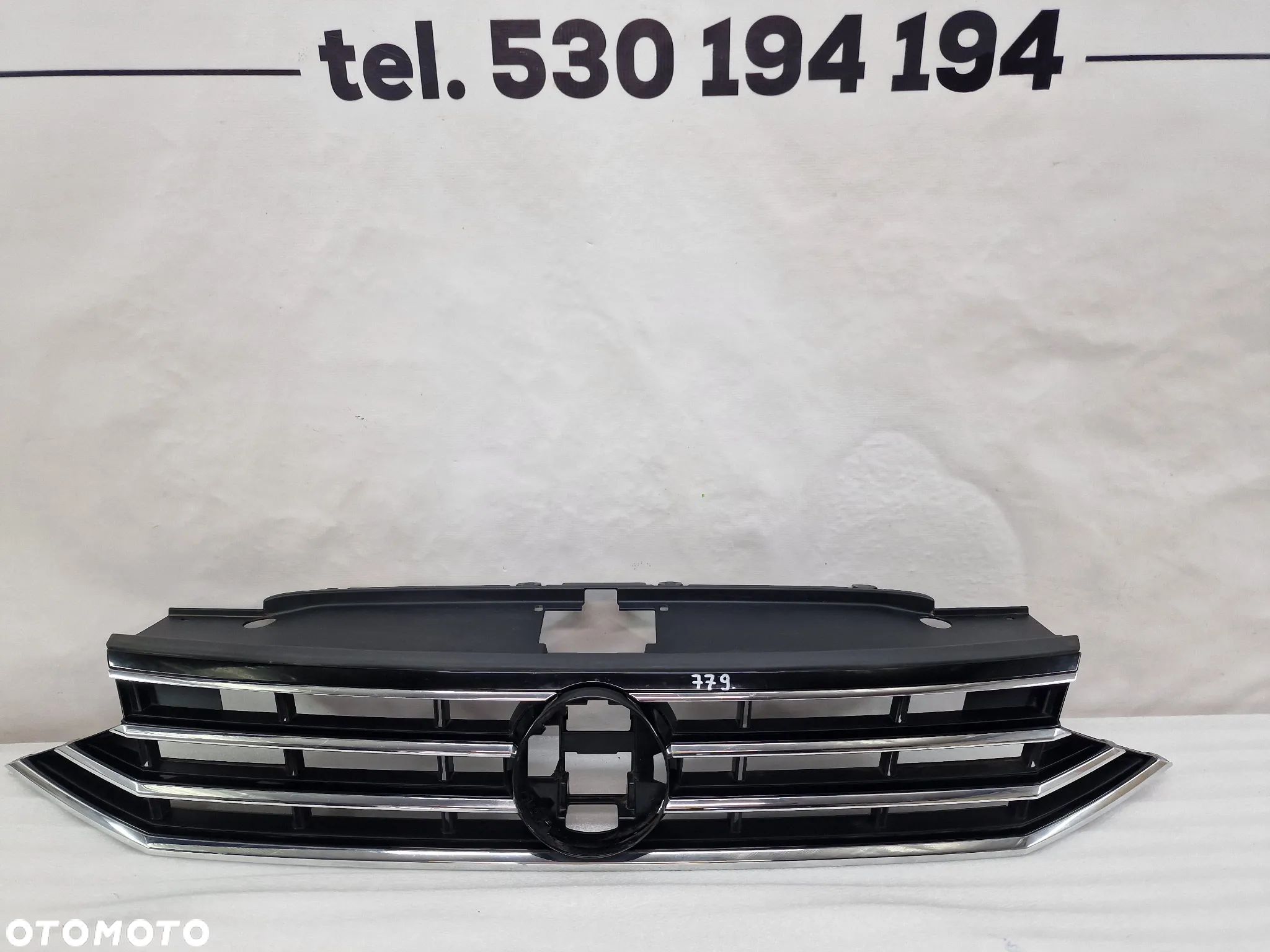 VW PASSAT B8 R-LINE LIFT 20- ATRAPA / GRILL PRZEDNI PRZÓD , NR 3G0853653N , NR AUKCJI GL779 - 1