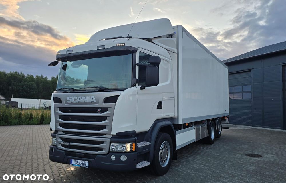 Scania G490 6x2 18 palet chłodnia diesel kurierka odwierty piękny stan świeży import! - 3