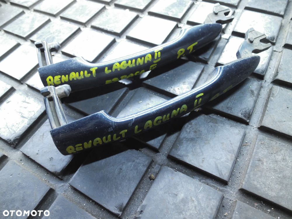 KLAMKA DRZWI PRAWY TYŁ RENAULT LAGUNA II POSIADAM 2 SZTUKI - 1