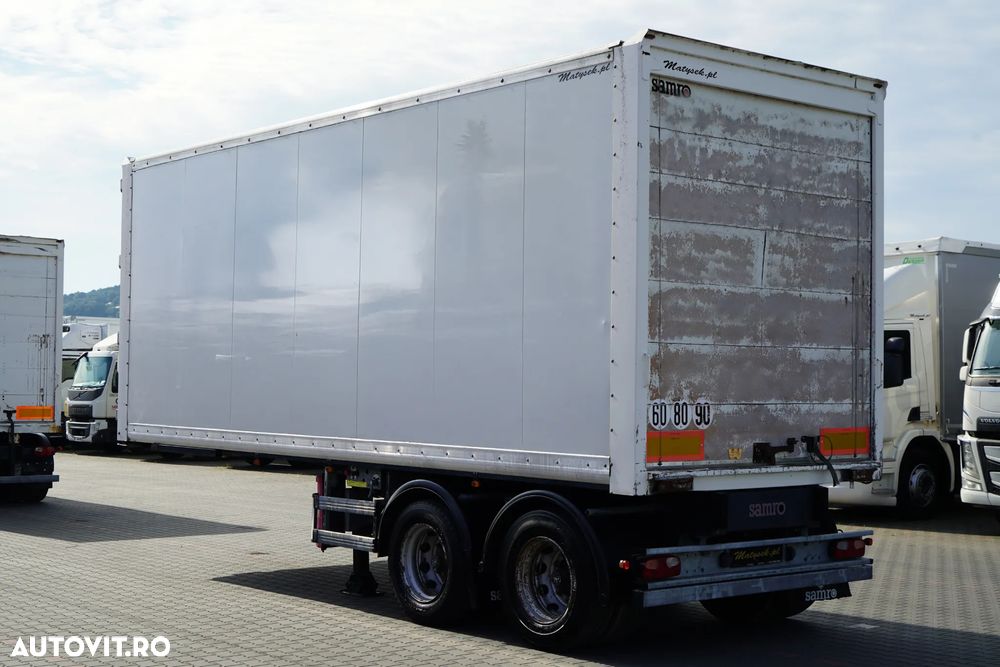 Samro / KIT / SEMIREMORCĂ / CONTAINER / TRAVERSĂ / B-TRAIN / 7,3 + 7,3 m / PODEA REZISTENTĂ - 25