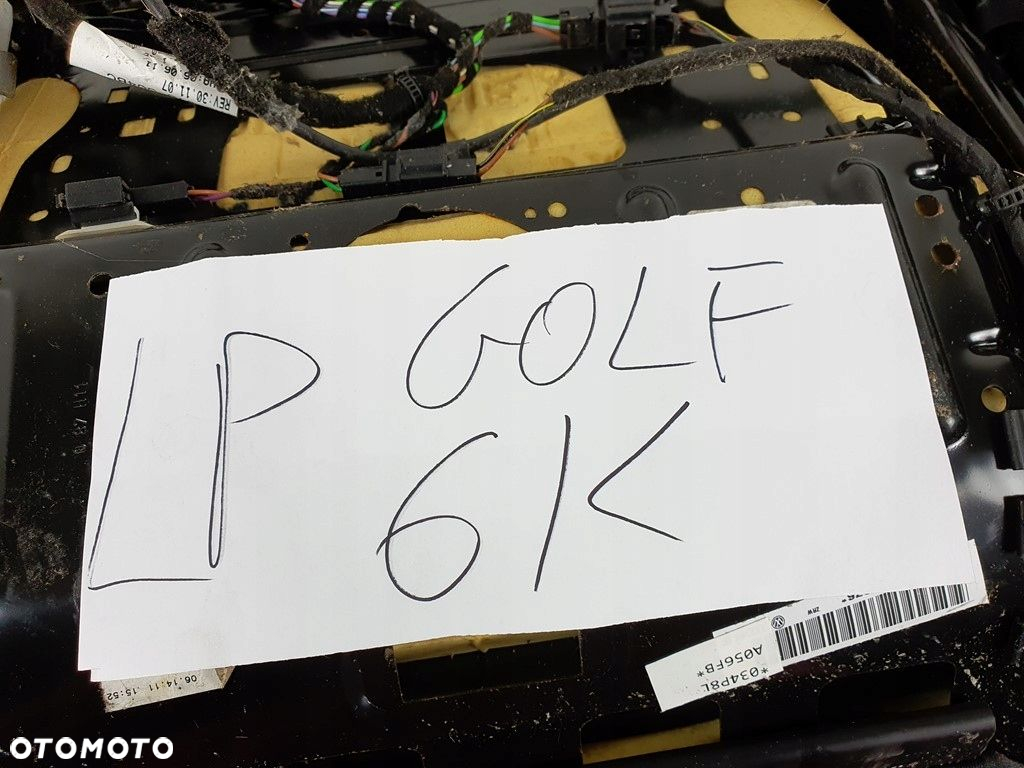 FOTEL LEWY PRZÓD KIEROWCY VW GOLF VI KOMBI EUROPA - 9
