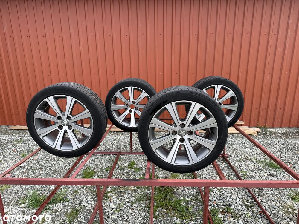 Alufelgi Peugeot 17 cali 4x108 7.5J ET32 | Czujniki Powietrza | - 1