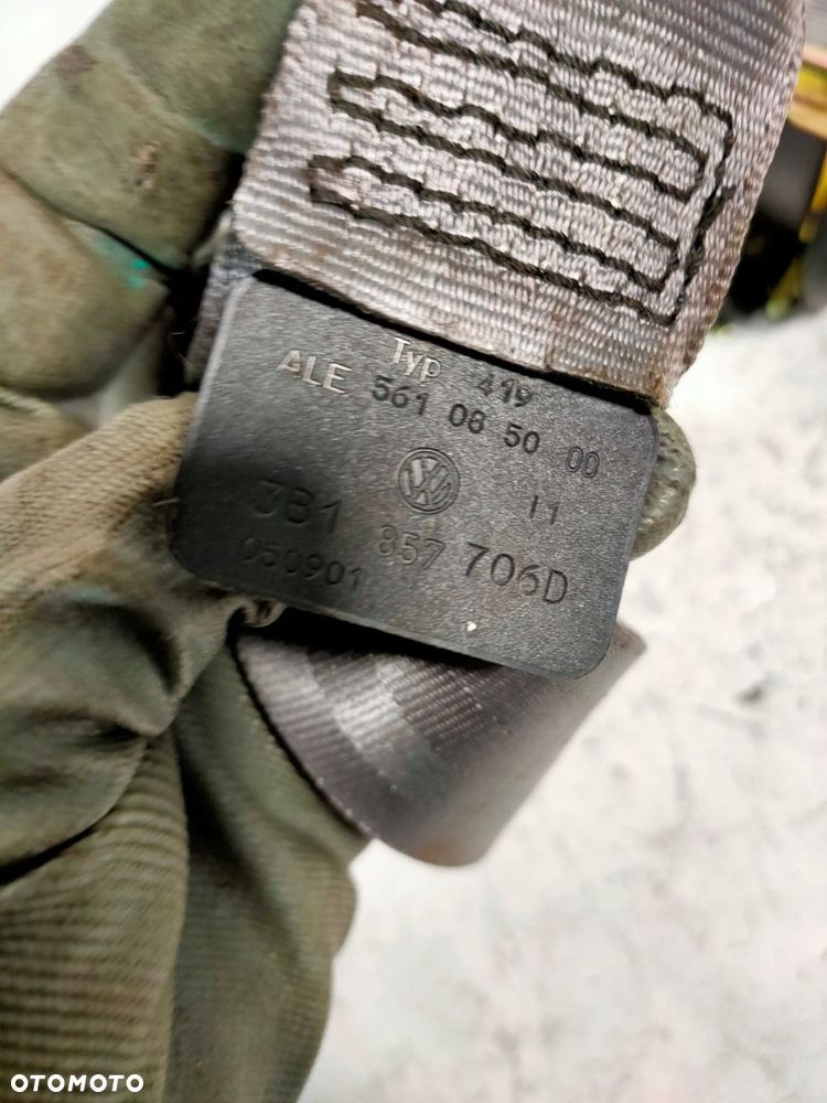 pas bezpieczeństwa prawy vw passat b5 lift 3b1857706d szary - 2