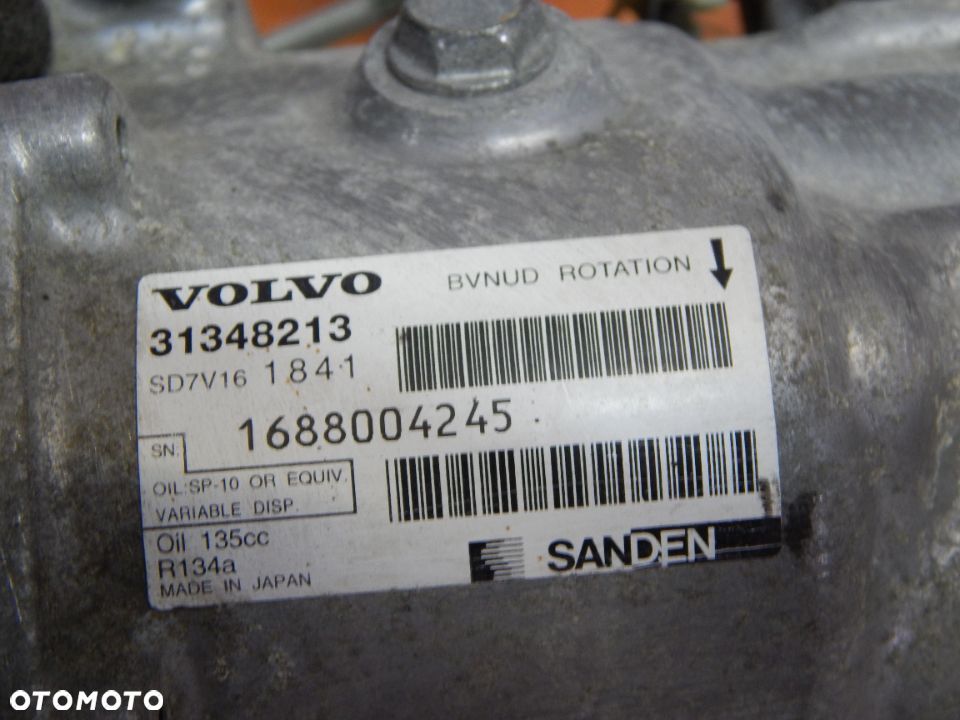 Pompa klimatyzacji 1.6 D2 31348213 Volvo v60 v50 v40 s40 s60 Ford focus c-max 10-17 Łuków części - 5