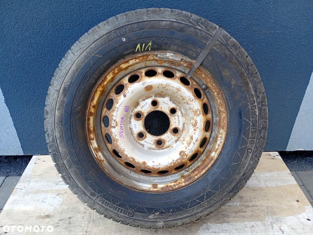 felga stalowa opona continental koło zapasowe 235/65r16c 118/116r et62 6x130 sprinter w906 crafter A0014014802 - 1