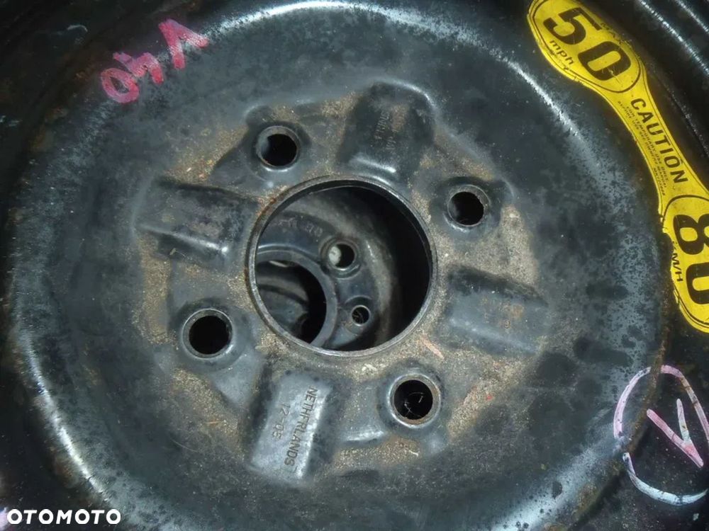 felga felgi koło dojazdowe volvo 40 s40 4x114,3  15 - 4