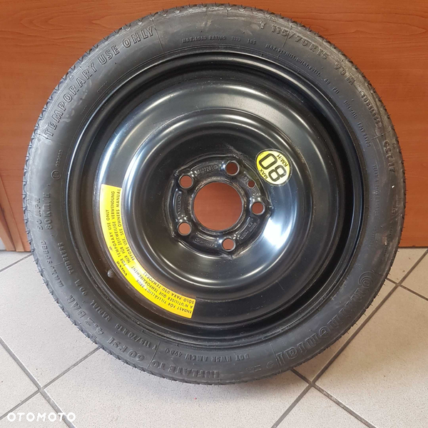 KOŁO Dojazdowe 15'' Volvo 5x108 Piasta 65