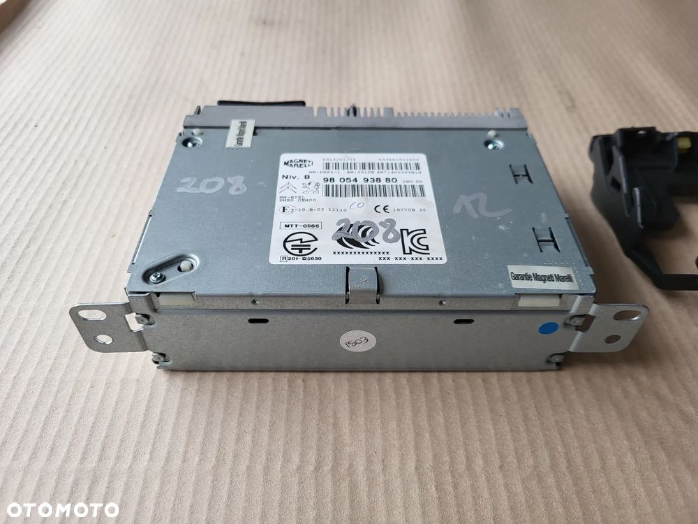 Radio wyświetlacz panel Peugeot 208 I - 6