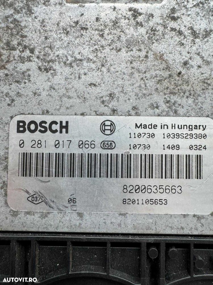 Calculator motor Renault Trafic 2.5DCI 8201105653 0281017066 EDC16C36 - 2