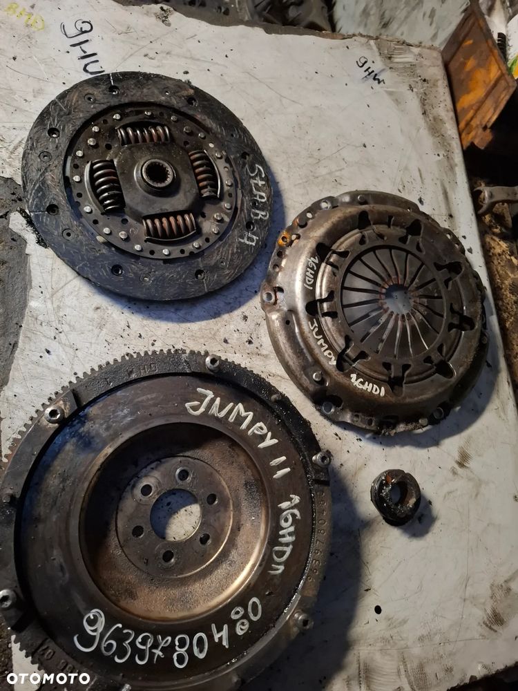 CITROEN JUMPY II scudo expert 1,6 hdi sprzęgło koło zamachowe 9639780480 - 1