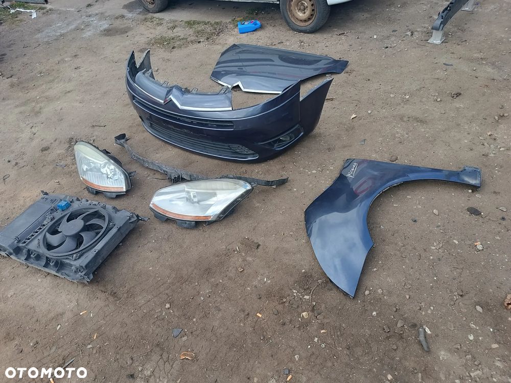 CITROEN C4 PICASSO KOD LAKIERU KENC SZARY KOMPLETNY PRZÓD MASKA ZDERZAK LAMPY - 1
