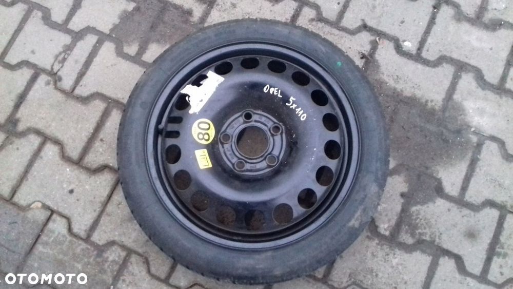 KOŁO DOJAZDOWE OPEL 5x110 ET41 16 FIRESTONE T115 70R16 - 1