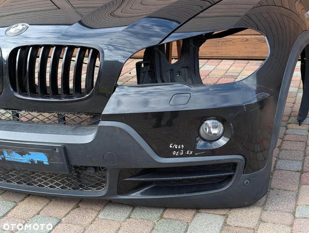 ZDERZAK PAS PRZEDNI MASKA BŁOTNIKI PRZÓD BMW X5 E70 3.0 D 475/9 - 3