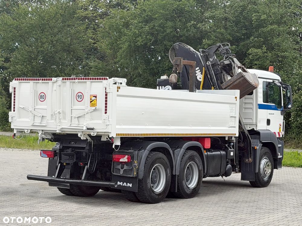 MAN TGS 26.440 * WYWROTKA 5,20 m + BORDMATIC + LHO L140 NZ * 6x4 * STAN BDB - 8