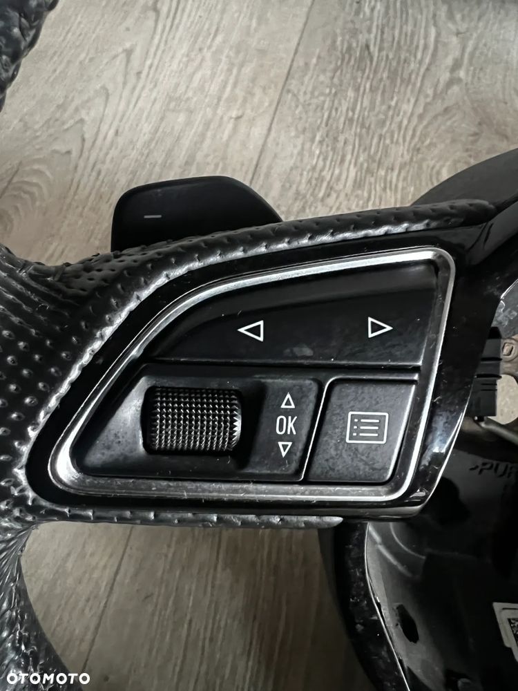 KIEROWNICA SKÓRA MULTIFUNKCYJNA ŁOPATKI AIRBAG AUDI Q3 8U 8U0419091S 8U0880201AC - 3