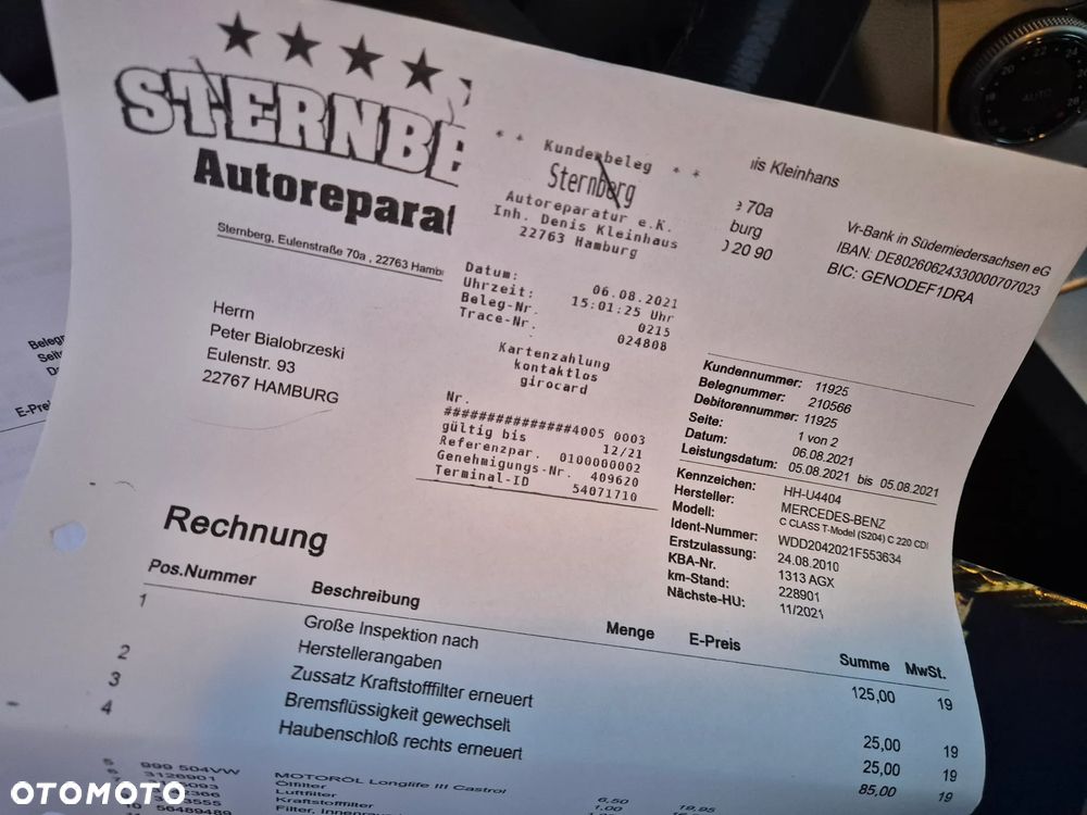 Mercedes-Benz Klasa C 220 CDI DPF BlueEFFICIENCY Avantgarde Edition - 28