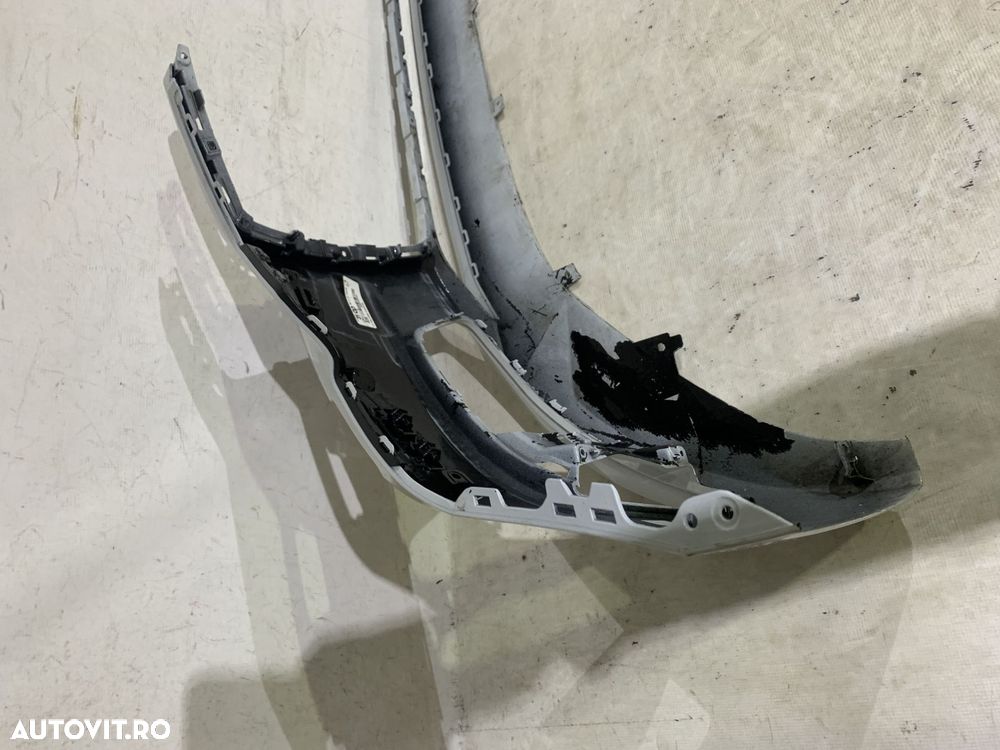 Bara fata Audi A6, C8, 2018, 2019, 2020, 2021, 2022, 2023, cod origine OE 4K0807437, cu gauri pentru spalatori faruri si senzori de parcare (6). - 5