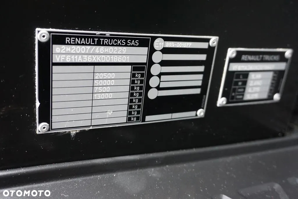 Renault / T 440 / EURO 6 / ACC / SILNIK 13 L / HYDRAULIKA - 11