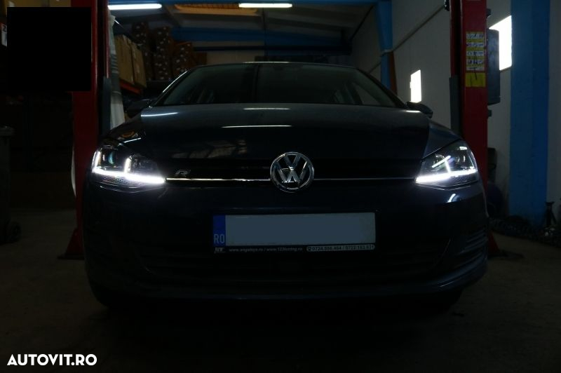 Faruri LED Bi-Xenon Look VW Golf 7 VII (2012-2017) Facelift G7.5 R Line Design cu - livrare gratuita - 12