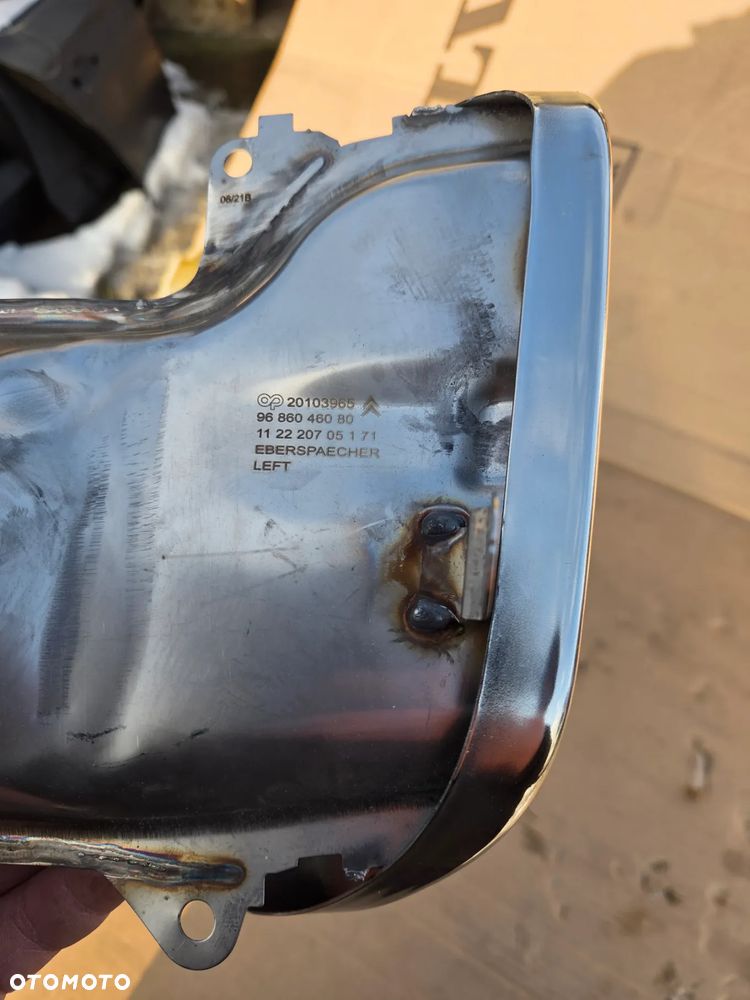 Lewa Końcówka Wydechu Citroën C5 II X7 Kombi 7452ZG 9686046080 lewa Końcówka układu wydechowego - 8
