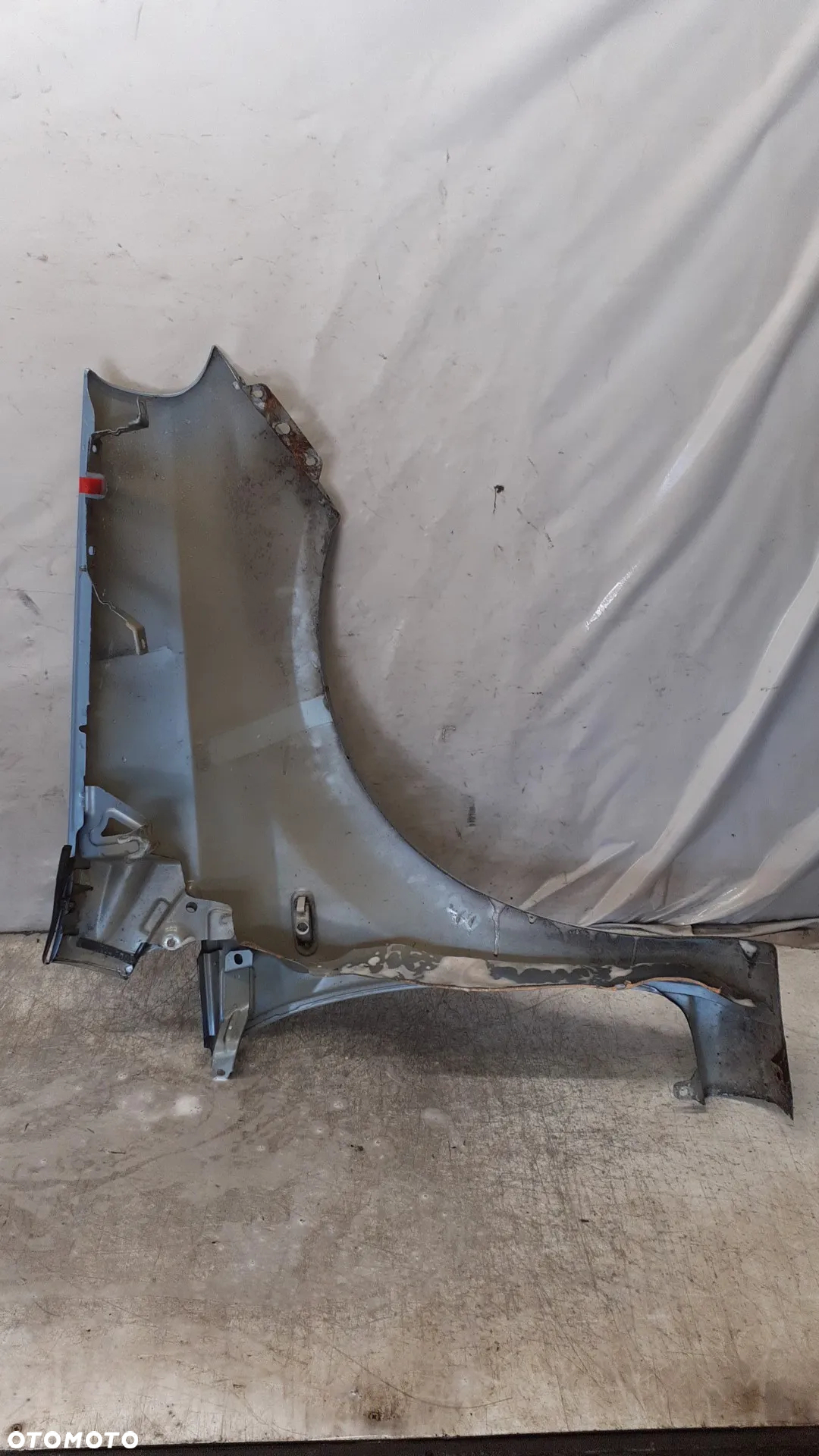 * BŁOTNIK PRZÓD PRZEDNI LEWY FIAT GRANDE PUNTO 457B BŁĘKITNY - 4