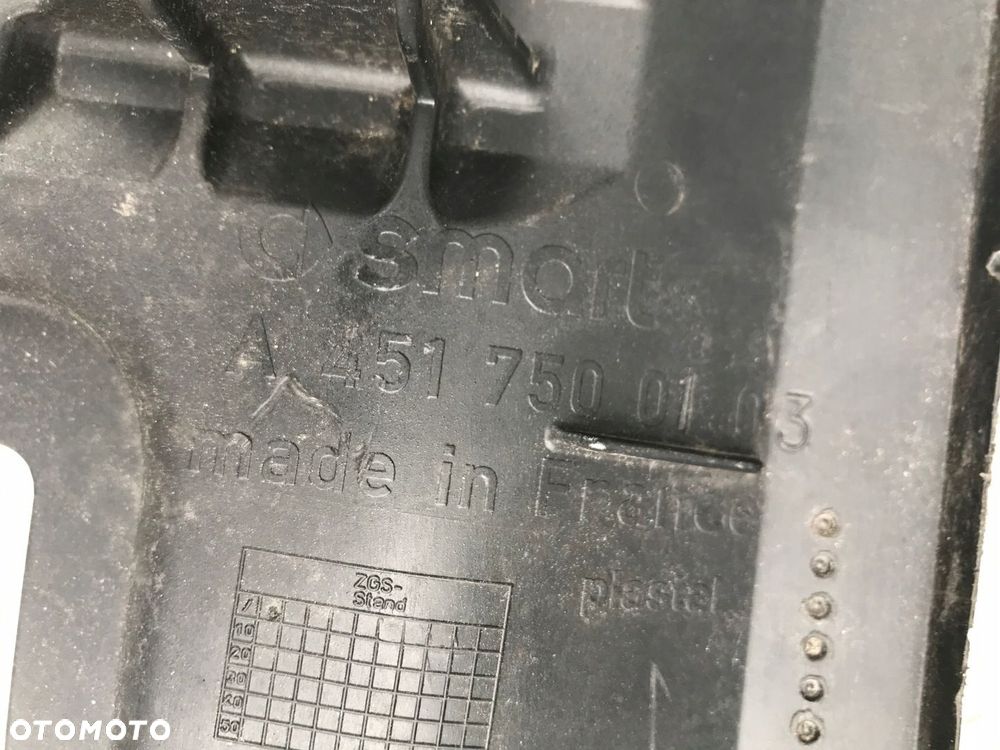 Smart ForTwo 2 II 451 zderzak grill błotnik maska - 7